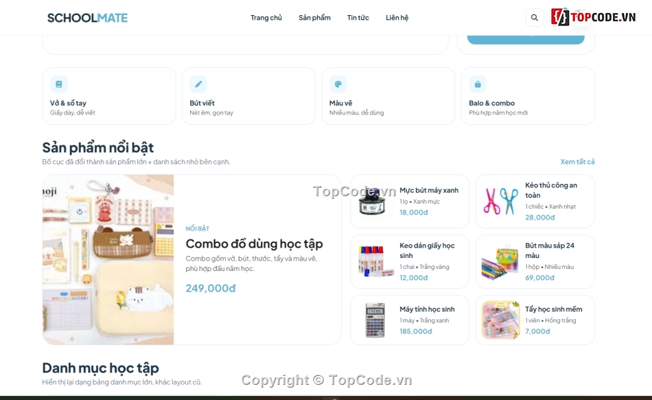 web bán dụng cụ,bán website,website